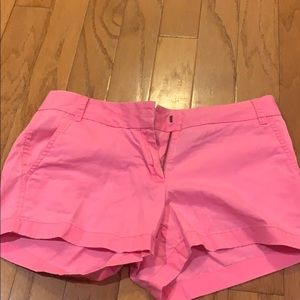 Pink j crew shorts